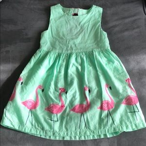 3T summer flamingo girl’s dress
